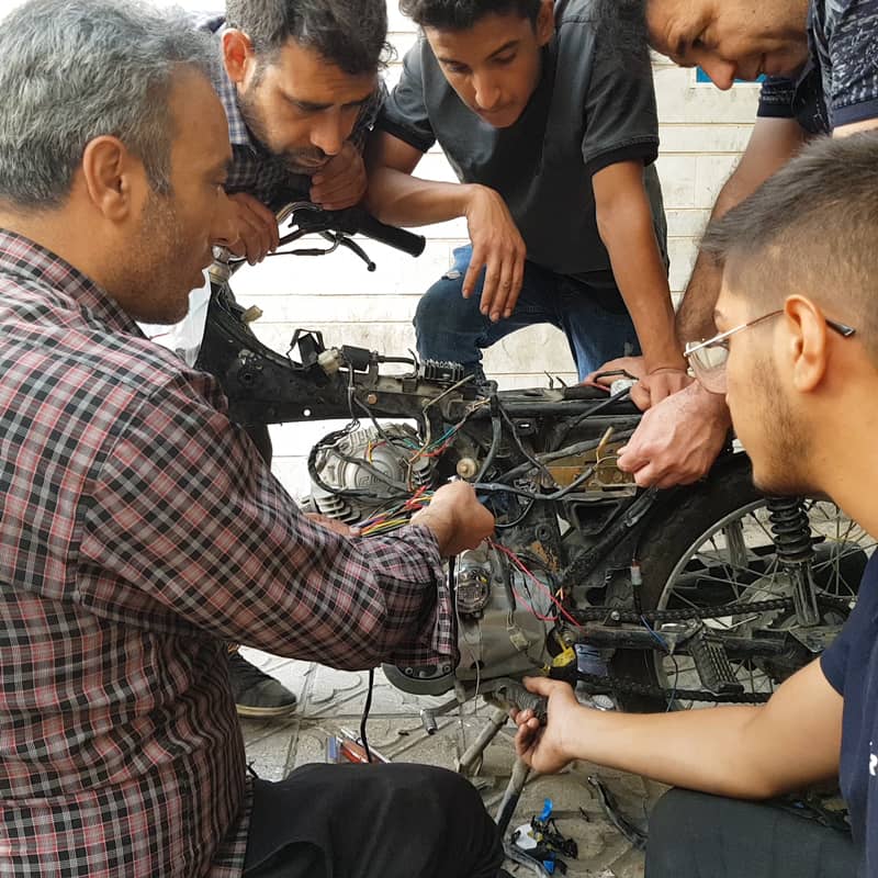 آموزش تعمیرات موتور سیکلت در تهران